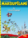 Cover-Bild zum Titel 'Marsupilami 24: Die Schmetterlingsjäger' von 'Yann, André Franquin'
