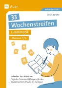 Cover-Bild zum Titel '33 Wochenstreifen Grammatik Kl. 5-6' von ''