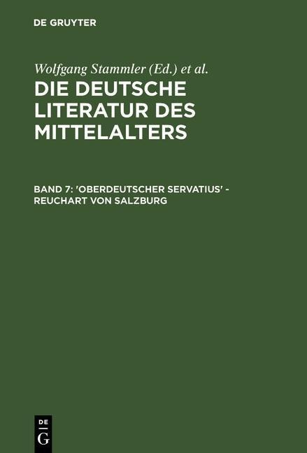 'Oberdeutscher Servatius' - Reuchart von Salzburg - 