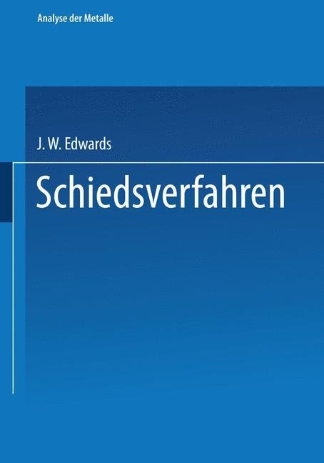 Schiedsverfahren - Gesellschaft Deutscher Metallhütten- Und Bergleute Chemikerausschuss, Gesellschaft Deutscher Metallhütten- Und Bergleute Chemiker-Fachausschuss