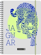 BRUNNEN Schülerkalender (2025/2026) "Jaguar", 2 Seiten = 1 Woche, A5, 208 Seiten, Papier-Einband - 
