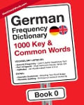 Cover-Bild zum Titel 'German Frequency Dictionary - 1000 Key & Common German Words in Context (German-English, #0)' von 'MostUsedWords Com'