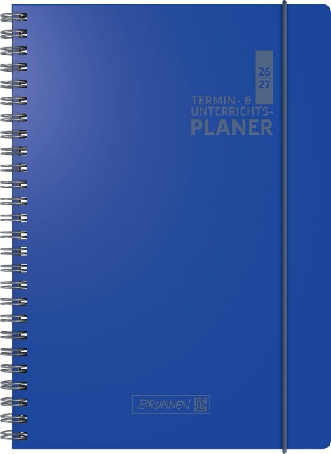 Termin- & Unterrichtsplaner 2026/2027 | A4, Kunststoff, blau - 