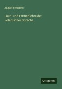 Cover-Bild zum Titel 'Laut- und Formenlehre der Polabischen Sprache' von 'August Schleicher'