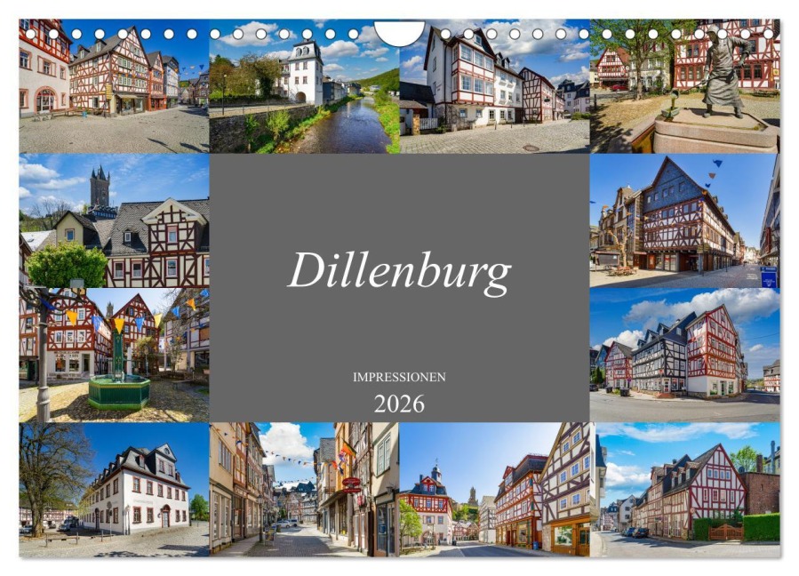 Dillenburg Impressionen (Wandkalender 2026 DIN A4 quer), CALVENDO Monatskalender - Dirk Meutzner