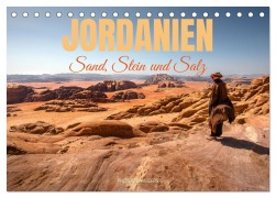 Cover-Bild zum Titel 'Jordanien Sand, Stein und Salz (Tischkalender 2026 DIN A5 quer), CALVENDO Monatskalender' von 'Photostravellers Photostravellers'