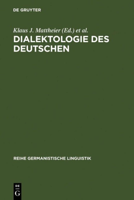 Dialektologie des Deutschen - 