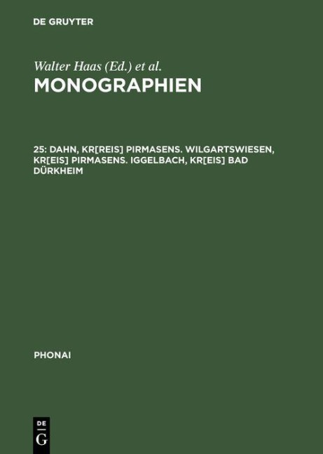 Dahn, Kr[reis] Pirmasens. Wilgartswiesen, Kr[eis] Pirmasens. Iggelbach, Kr[eis] Bad Dürkheim - 