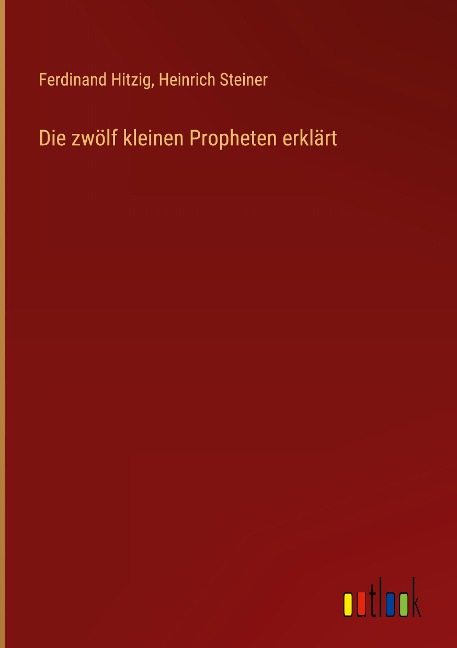 Die zwölf kleinen Propheten erklärt - Ferdinand Hitzig, Heinrich Steiner