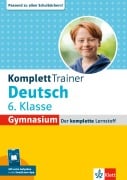 Cover-Bild zum Titel 'KomplettTrainer Gymnasium Deutsch 6. Klasse' von ''