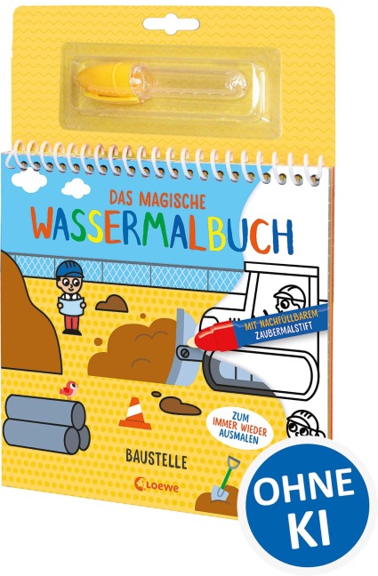 Das magische Wassermalbuch - Baustelle - 