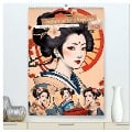 Japanische Geishas (hochwertiger Premium Wandkalender 2025 DIN A2 hoch), Kunstdruck in Hochglanz - Steffani Lehmann