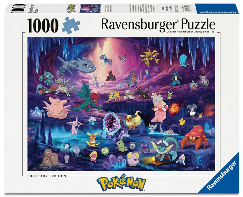 Erwachsenenpuzzle 1000 Teile - Pokémon - Espeon and Crystal Cave - 