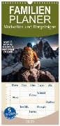 Familienplaner 2025 - Motivation und Bergsteigen mit 5 Spalten (Wandkalender, 21 x 45 cm) CALVENDO - Dirk Meutzner