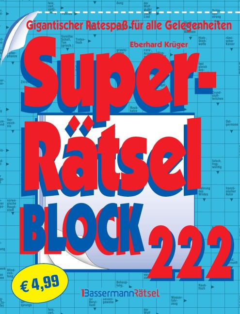 Superrätselblock 222 (5 Exemplare à 4,99 EUR) - Eberhard Krüger
