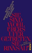 Cover-Bild zum Titel 'Sie sind wohl übers Ufer getreten, Sie Rinnsal!' von 'Sven Michaelsen'