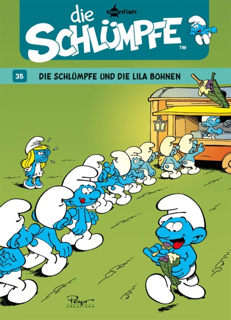 Die Schlümpfe 35. Die Schlümpfe und die lila Bohnen. - Peyo
