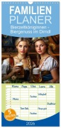 Cover-Bild zum Titel 'Familienplaner 2026 - Bierzeltköniginnen - Biergenuss im Dirndl mit 5 Spalten (Wandkalender, 21 x 45 cm) CALVENDO' von 'Anja Frost'