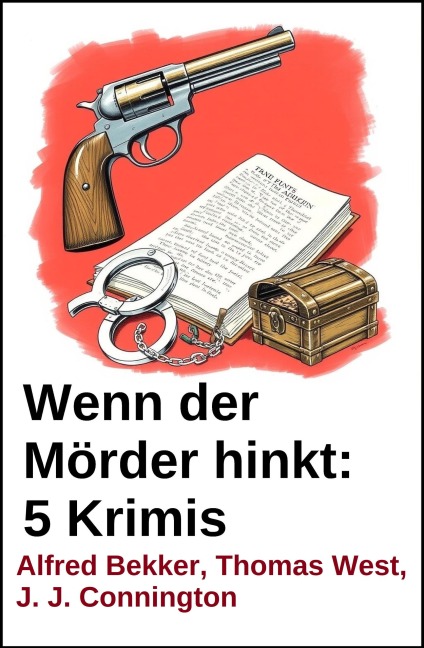 Wenn der Mörder hinkt: 5 Krimis - Alfred Bekker, Thomas West, J. J. Connington