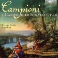 Cover-Bild zum Titel 'Campioni:6 Harpsichord Sonatas op.4B' von 'Simone/Losito Stella'
