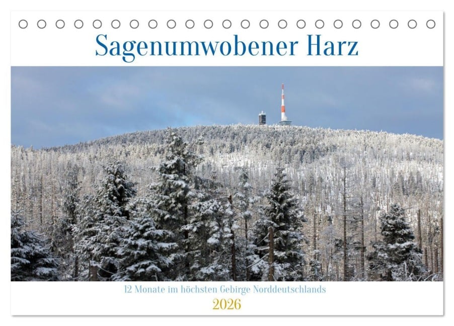 Sagenumwobener Harz (Tischkalender 2026 DIN A5 quer), CALVENDO Monatskalender - Thomas Bugdoll