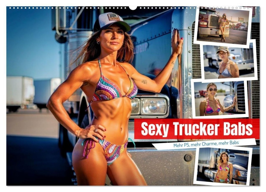Sexy Trucker Babs (Wandkalender 2027 DIN A2 quer), CALVENDO Monatskalender - Torsten Irmer