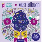 Cover-Bild zum Titel 'I Love Books - Ausmalbuch' von ''
