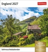 Cover-Bild zum Titel 'England Sehnsuchtskalender 2027 - Wochenkalender mit 53 Postkarten' von ''