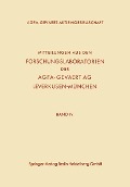 Cover-Bild zum Titel 'Mitteilungen aus den Forschungslaboratorien der Agfa-Gevaert AG, Leverkusen-München' von 'Fritz Gajewski'