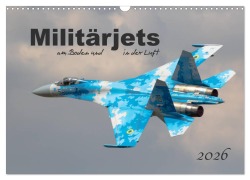 Cover-Bild zum Titel 'Militärjets am Boden und in der Luft (Wandkalender 2026 DIN A3 quer), CALVENDO Monatskalender' von 'MUC-Spotter MUC-Spotter'
