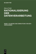 Cover-Bild zum Titel 'Planung und Einrichtung von EDV-Abteilungen' von 'Horst Futh'