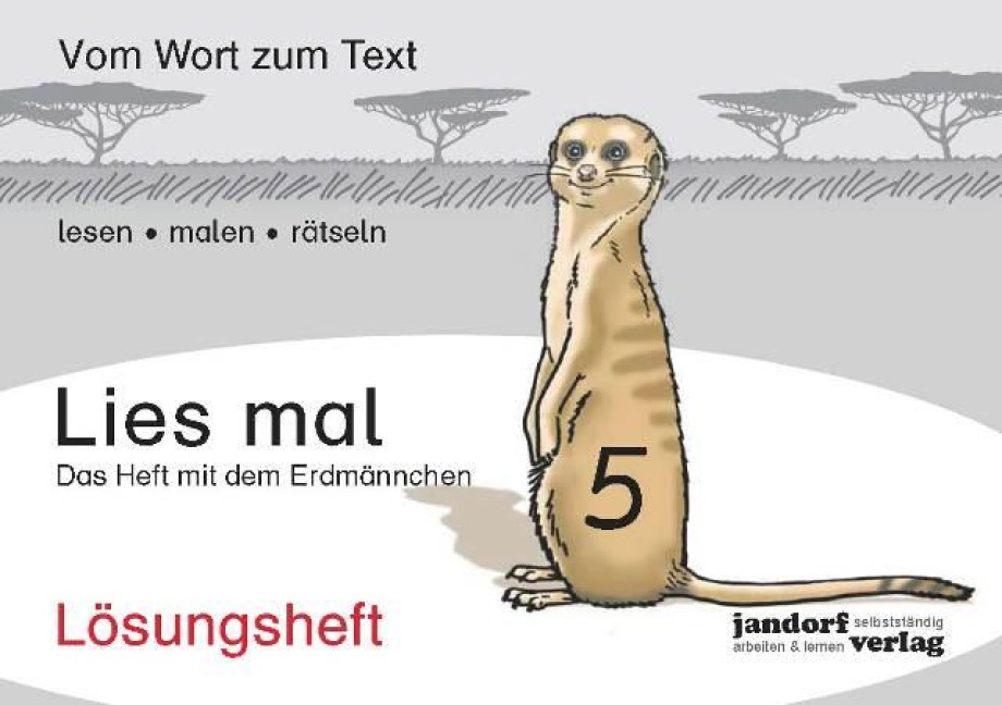 Lies mal 5 - Das Heft mit dem Erdmännchen. Lösungsheft - Peter Wachendorf, Jan Debbrecht