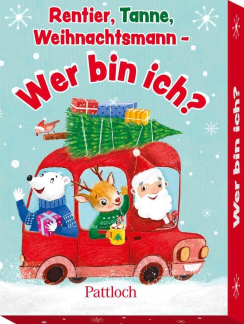 Rentier, Tanne, Weihnachtsmann - 