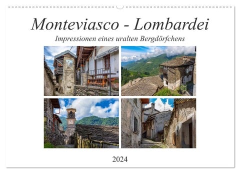 Monteviasco - Lombardei (Wandkalender 2024 DIN A2 quer), CALVENDO Monatskalender - Ursula Di Chito
