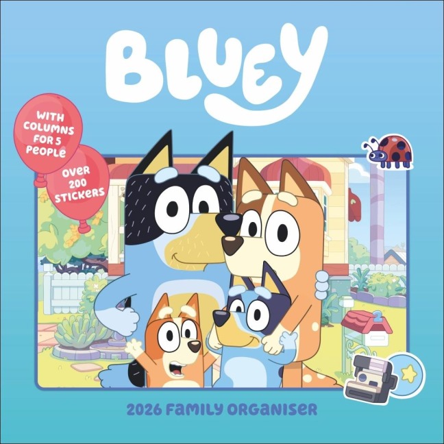 Bluey Familienplaner Broschurkalender 2026 - 