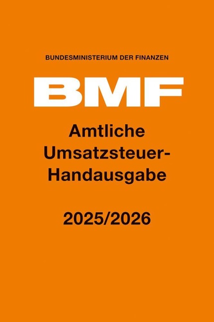 Amtliche Umsatzsteuer-Handausgabe 2025/2026 - 