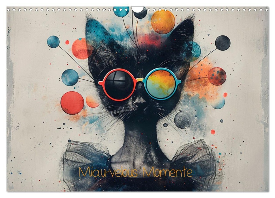 Miau-velous Momente (Wandkalender 2026 DIN A3 quer), CALVENDO Monatskalender - Anne Seltmann