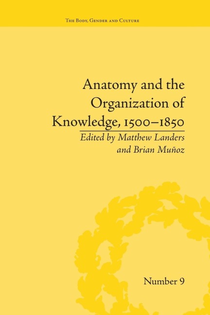 Anatomy and the Organization of Knowledge, 1500-1850 - 