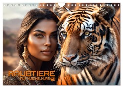 Cover-Bild zum Titel 'Raubtiere auf Kuschelkurs (Wandkalender 2026 DIN A4 quer), CALVENDO Monatskalender' von 'Renate Utz'