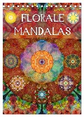 FLORALE MANDALAS (Tischkalender 2025 DIN A5 hoch), CALVENDO Monatskalender - Alaya Gadeh