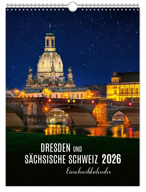 Einschreibkalender Dresden und Sächsische Schweiz 2026 - K4 Verlag, Peter Schubert