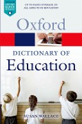 Cover-Bild zum Titel 'A Dictionary of Education' von 'Susan Wallace'
