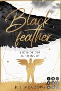 Cover-Bild zum Titel 'Blackfeather (Legende der Schwingen 2)' von 'K. T. Meadows'