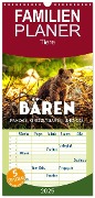 Familienplaner 2025 - Bären - Pandas, Grizzlybären und Co. mit 5 Spalten (Wandkalender, 21 x 45 cm) CALVENDO - Sf Sf