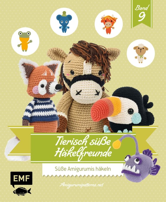 Tierisch süße Häkelfreunde 9 - Amigurumipatterns. Net