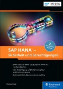 Cover-Bild zum Titel 'SAP HANA - Sicherheit und Berechtigungen' von 'Thomas Tiede'