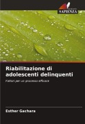 Cover-Bild zum Titel 'Riabilitazione di adolescenti delinquenti' von 'Esther Gachara'