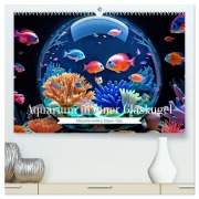Cover-Bild zum Titel 'Aquarium in einer Glaskugel (hochwertiger Premium Wandkalender 2026 DIN A2 quer), Kunstdruck in Hochglanz' von 'Torsten Irmer'