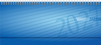 Cover-Bild zum Titel 'rido/idé 7036102307 Querterminbuch Mod. septant 2027 305×105 mm, Kunststoff, blau' von ''