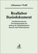 Cover-Bild zum Titel 'Reallabor Basisdokument' von 'Christoph Althammer, Christian Wolff'